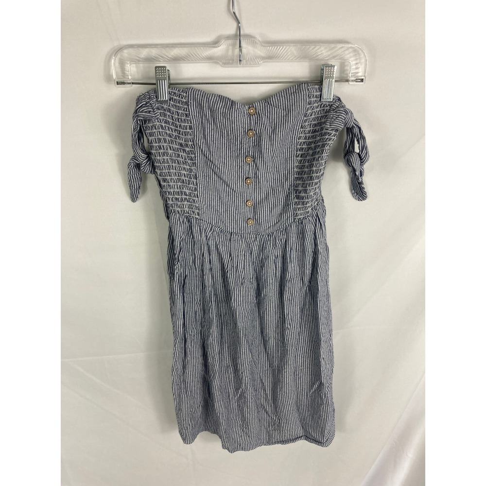 American Eagle Stripe Strapless Dress Size Small